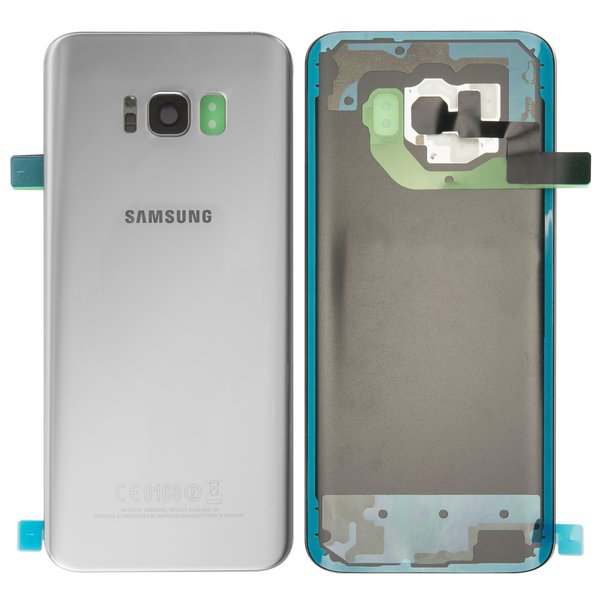 COVER POSTERIORE PER SAMSUNG GALAXY S8 PLUS G955F SILVER. GH82-14015B