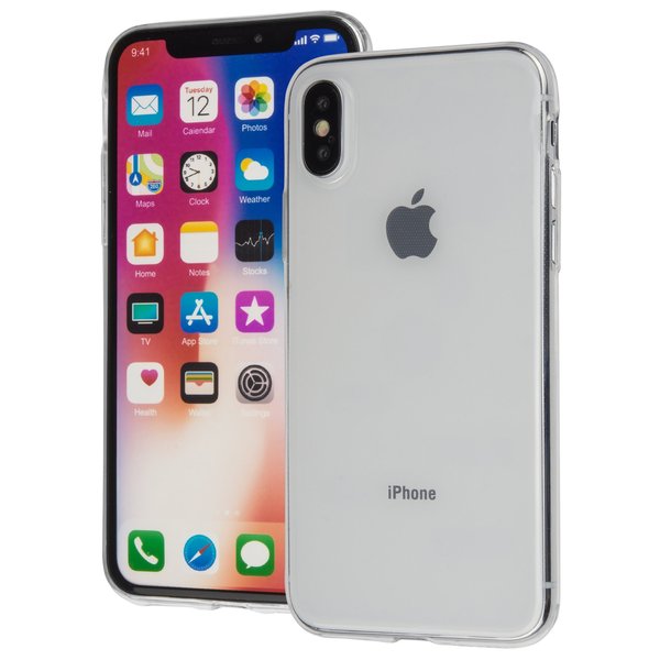 COVER TPU PER APPLE IPHONE X/XS SOTTILISSIMA TRASPARENTE