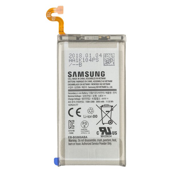 Samsung Batteria Li-Ion Per G960F Samsung Galaxy S9 Gh82-15963A - Originale