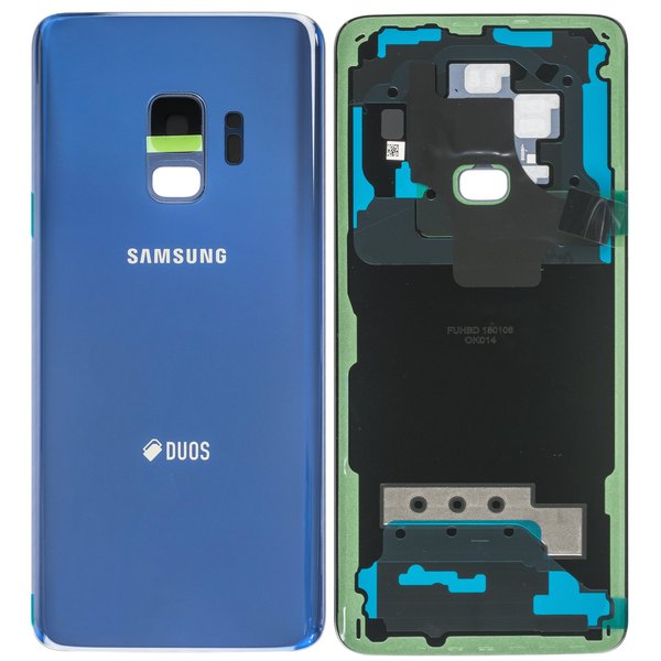 Coperchio Batteria per G960FD Samsung Galaxy S9 Duos - coral blue