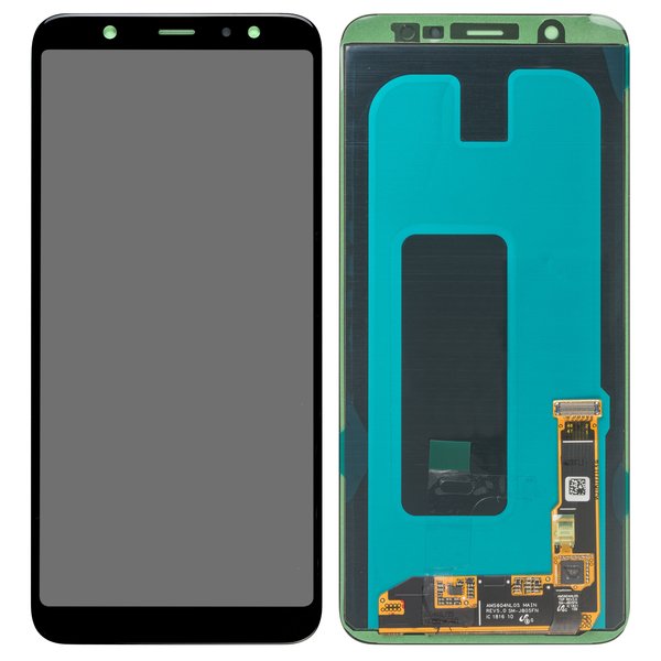Lcd + Touch Per A605Fn Samsung Galaxy A6+ (2018) - Nero Gh97-21878A Gh97-21907A
