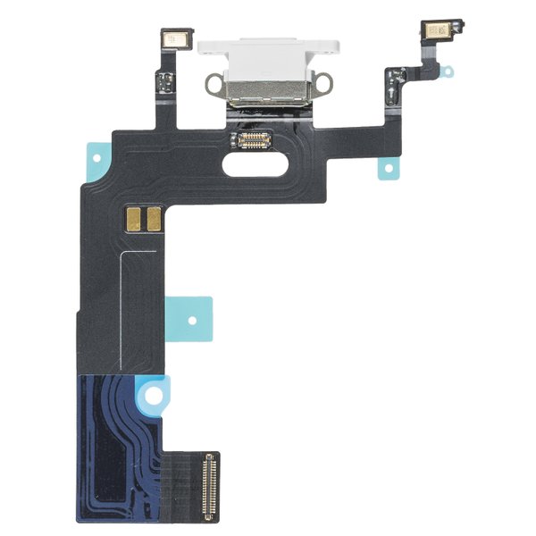 Connettore di Ricarica + Flex per Apple iPhone XR - bianco