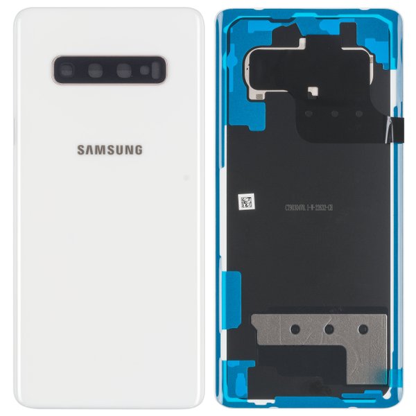 Cover Batteria per G975F Samsung Galaxy S10+ - bianco (ceramic white)