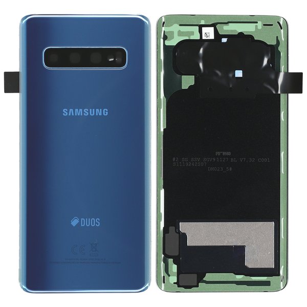 Cover Batteria per G973F Samsung Galaxy S10 DUOS - blu