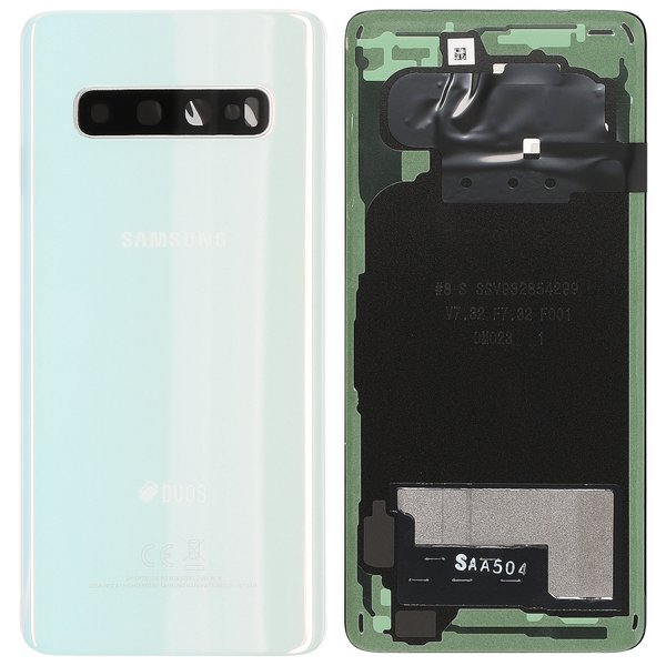 Cover Batteria per G973F Samsung Galaxy S10 DUOS - bianco