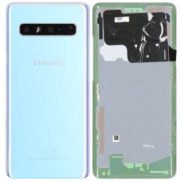 Cover Batteria per G977F Samsung Galaxy S10 5G - crown argento