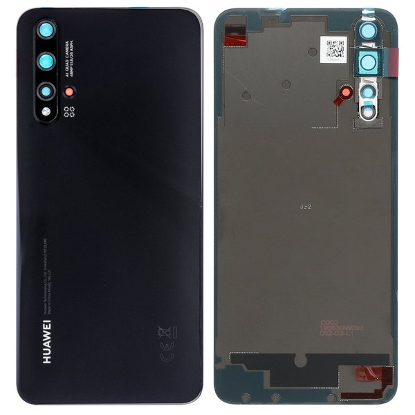 Cover batteria per YAL-L61 Huawei Nova 5T - nero