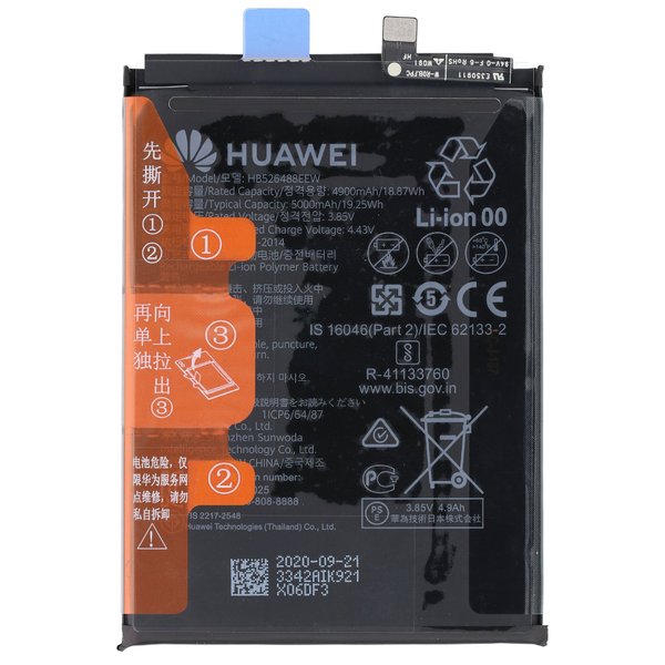 Batteria Huawei Hb526488Eew Per Huawei P Smart (2021)