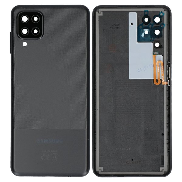 Cover Batteria per A125F Samsung Galaxy A12 - nero