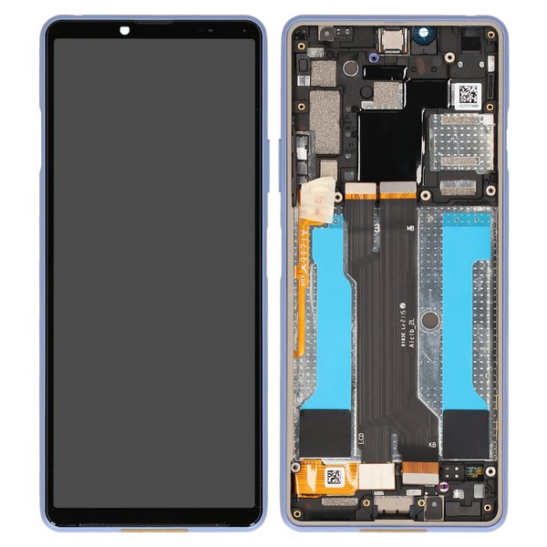 LCD + Touch + Frame per Sony Xperia 10 III - blu