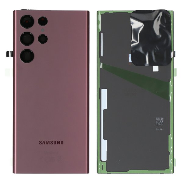 Cover Batteria per S908B Samsung Galaxy S22 Ultra 5G - burgundy