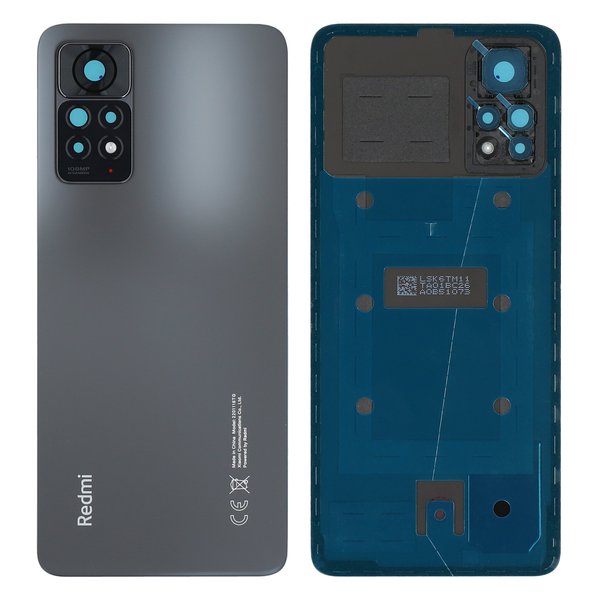 Cover Batteria per 21091116I Xiaomi Redmi Note 11 Pro 5G - graphite grey