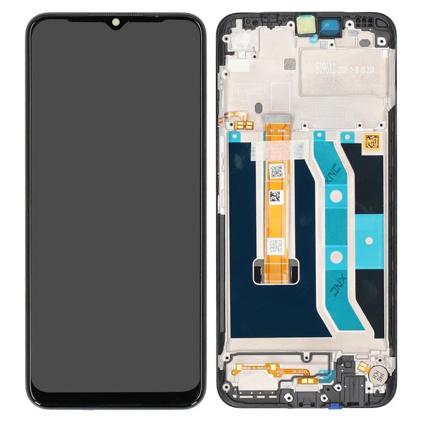 Lcd + Touch + Frame Per Rmx3261, Rmx3263 Realme C21Y - Cross  Black