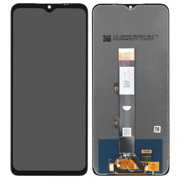 LCD + Touch per Motorola Moto E22i - graphite grey