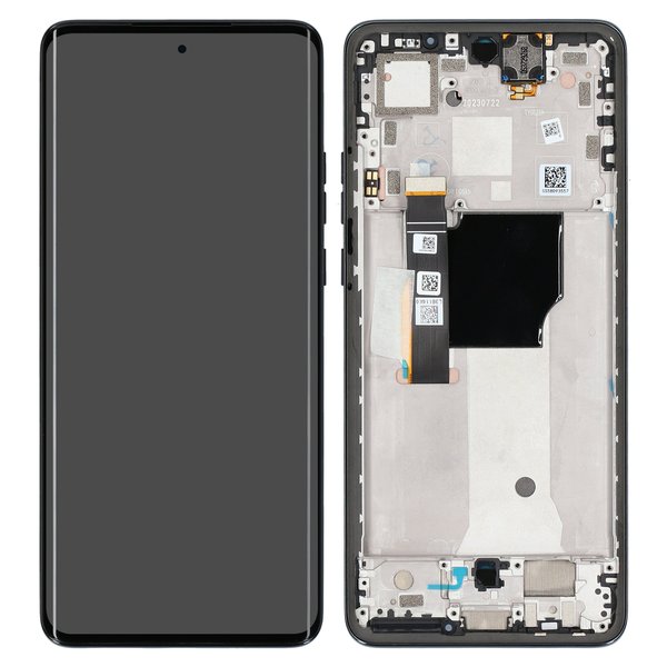 LCD + Touch + Frame per XT2307 Motorola Edge 40 Neo - black beauty originale