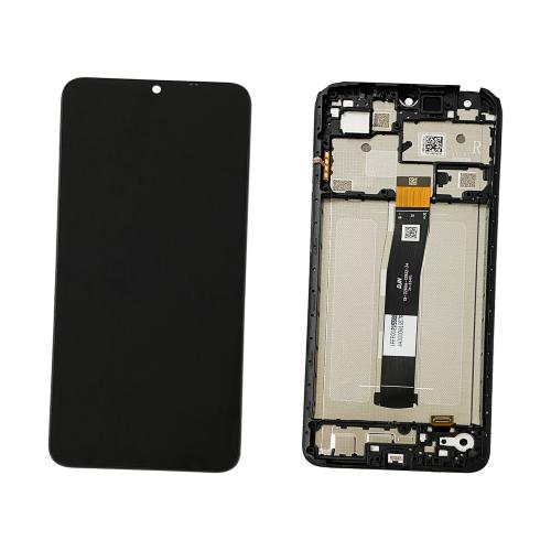 DISPLAY LCD PER XIAOMI REDMI 12C NERO CON FRAME 5600010C3T00 - SERVICE PACK