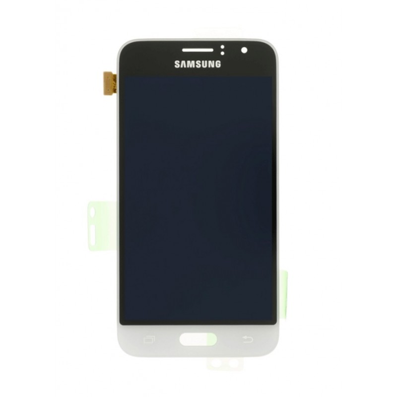 Display Lcd + Frame Per Samsung Galaxy J1 2016 Sm-J120 Bianco Gh97-18224A