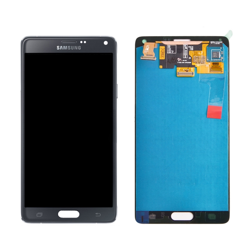 Display Lcd Schermo Con Cornice Per Samsung Galaxy Note 4 Sm-910F Nero Gh97-16565B