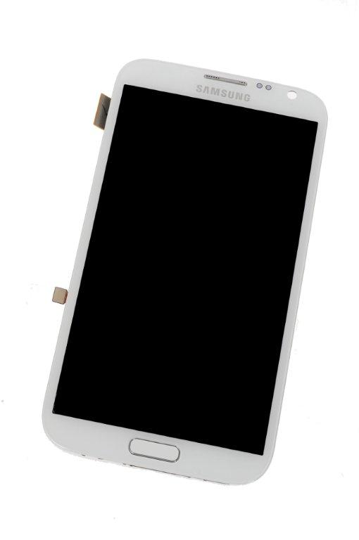 Display Lcd Touch Screen Vetro Samsung N7100 Note 2 Originale Bianco Gh97-14112A