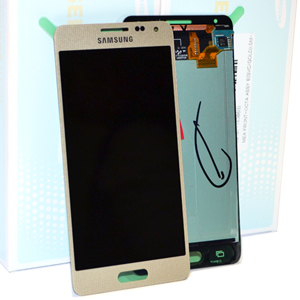 Display Lcd + Frame Per Samsung Galaxy Alpha Sm-G850F Oro Gh97-16386B