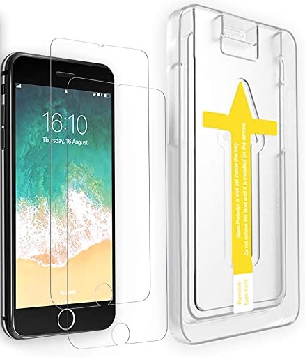 PELLICOLA 3D PROTEGGI SCHERMO PER APPLE IPHONE 7 PLUS - 8 PLUS IN VETRO TEMPERATO - CON APPLICATORE INCLUSO