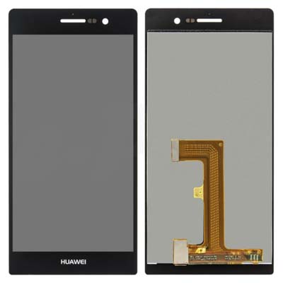 Display Lcd Schermo + Touch Per Huawei Ascend P7 Nero