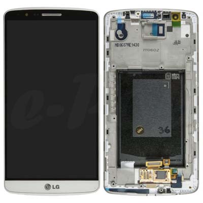 Display Lcd + Touch Screen Per Lg G3 D855 Bianco Acq87190301