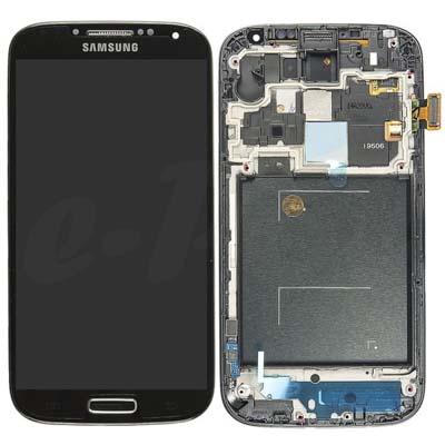 Display Lcd Schermo Con Cornice Per Samsung Galaxy S4 I9506 Dark Nero Gh97-15202L