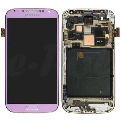 Display Lcd + Frame Per Samsung Galaxy S4 I9505 Rosa Gh97-14655G