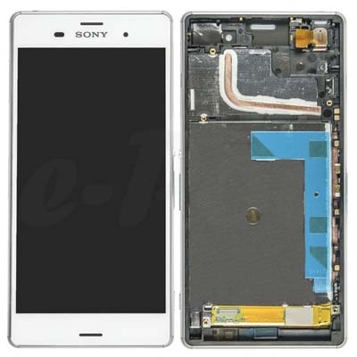 Frame + Lcd + Touch Bianco Sony Xperia Z3