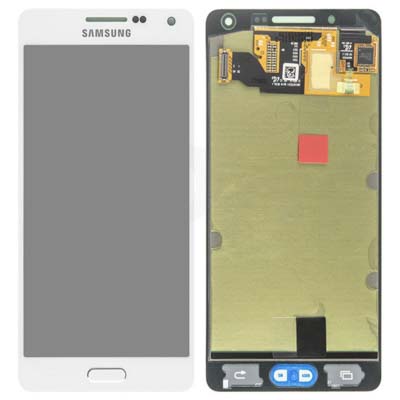 Display Lcd Schermo Con Cornice Per Samsung Galaxy A5 Sm-A500Fu Bianco Gh97-16679A