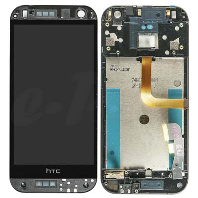 Lcd + Touch + Frame Per Htc One Mini 2, M8 Mini - Grigio