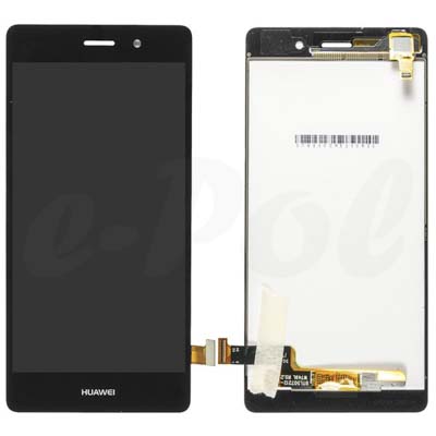 Lcd + Touch Screen Per Ale L04, L21 Ale Huawei P8 Lite - Nero