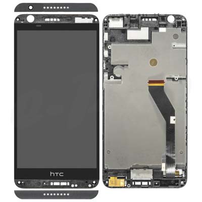 Frame + Lcd + Touch Per Htc Desire 820 Nero