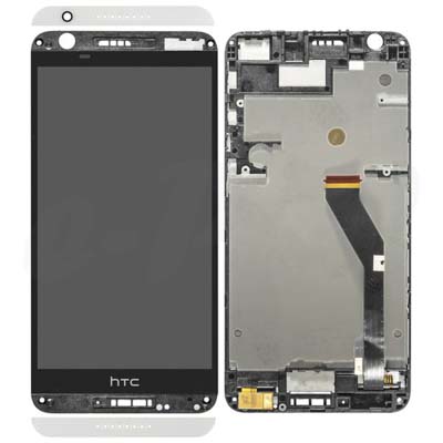 Frame + Lcd + Touch Screen Per Htc Desire 820 - Bianco