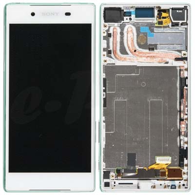 Lcd + Touch + Frame Per E6603, E6653 Sony Xperia Z5 - Bianco