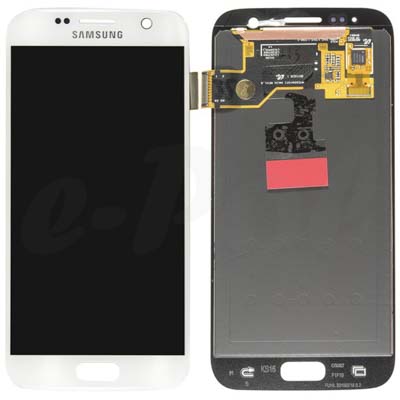 Display Lcd Schermo Per Samsung Galaxy S7 Sm-G930 Bianco Gh97-18523D