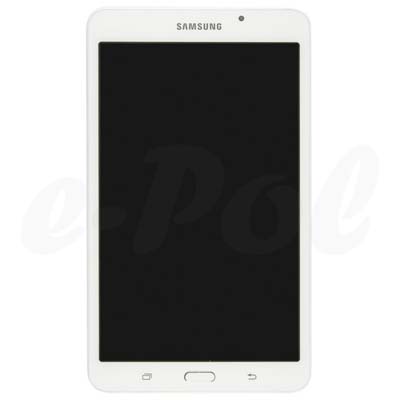 Lcd + Touch Screen + Frame Per Sm-T280 Galaxy Tab A 2016 - Bianco