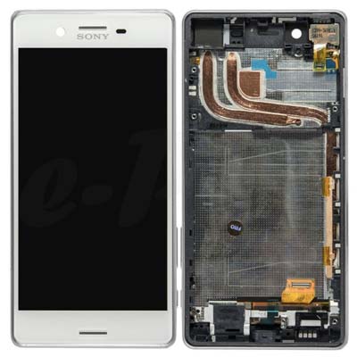 Frame + Touch + Lcd Per Sony Xperia X Performance Bianco