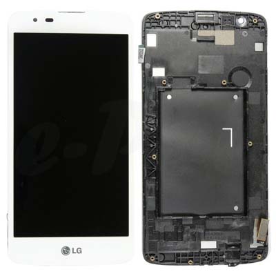 Display Lcd + Touch Screen Per Lg K350 K8 Bianco Acq88830202