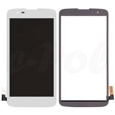 Lcd + Touch Bianco Per Lg X210 K7