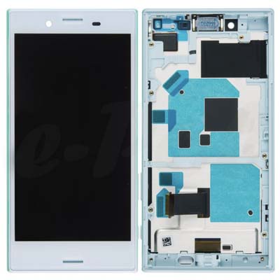 Frame + Touch + Lcd Per F5321, Sony Xperia X Compact - Blue