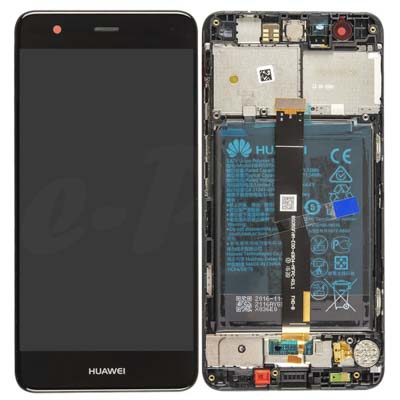 Lcd + Touch + Frame + Batteria Per Can-L11 Huawei Nova Dual - Nero 02351Ckd