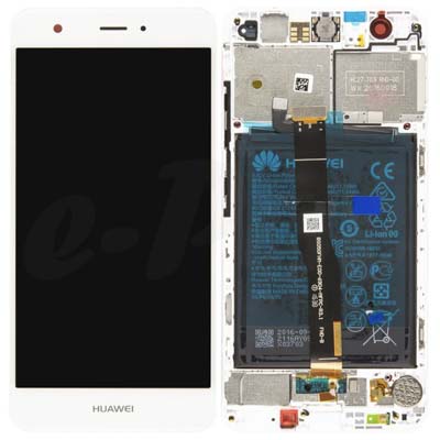 Lcd + Touch + Frame + Batteria Per Can-L11 Huawei Nova Dual -  Bianco