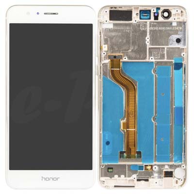 Lcd + Touch + Frame Per Frd-L19 Huawei Honor 8 Dual - Bianco