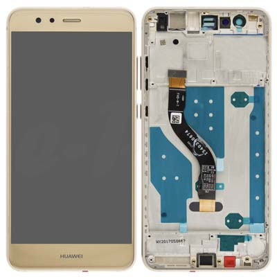 Display Lcd + Touch Screen Per Huawei P10 Lite Oro Compatibile