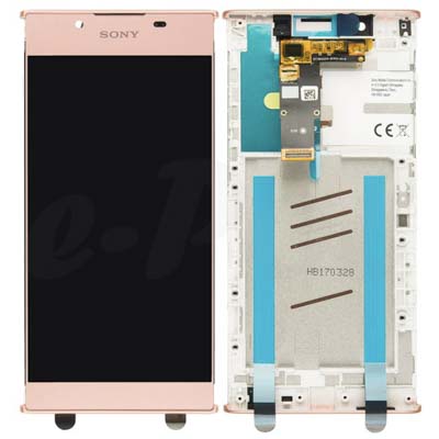 Lcd + Touch Screen Rosa Per Sony Xperia L1 G3311, G3312, G33