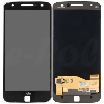 Lcd + Touch Screen Per Motorola Moto Xt1650 Z - Nero