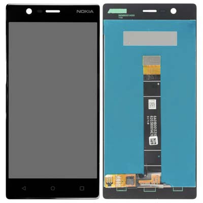 Lcd + Touch Screen Per Nokia 3 - Nero