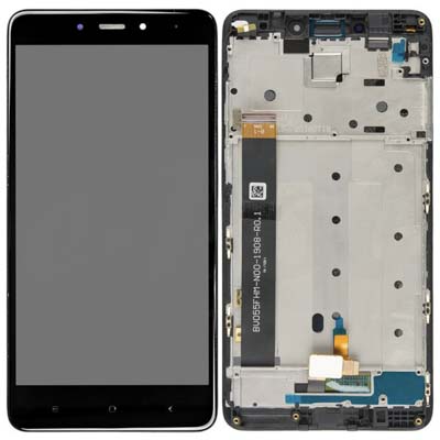 Lcd + Touch + Frame Per Xiaomi Redmi Note 4 Nero